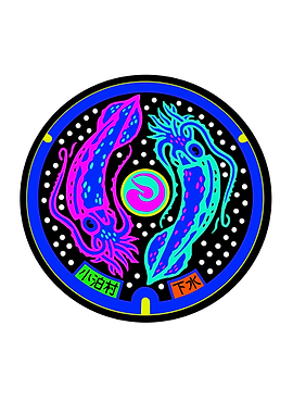 Squid manhole cover
