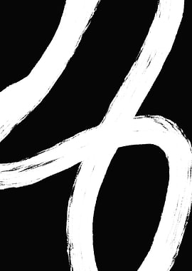 Abstract Black White Lines