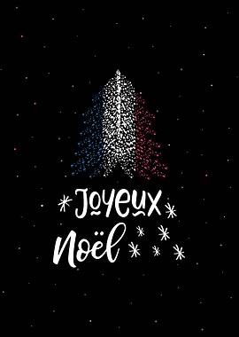 Christmas French flag
