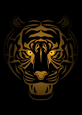 Tiger Tribal look Gradient