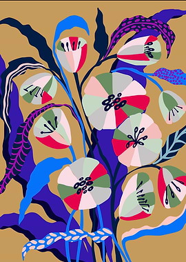 summer wheel flowers