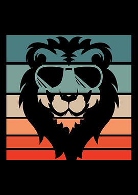 Lion Retro Vintage