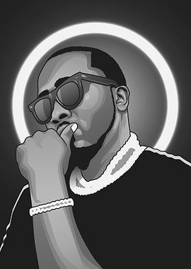 Ice Prince Grayscale