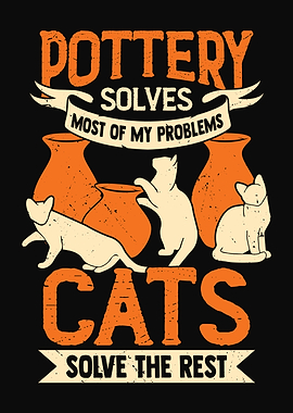 Pottery Maker Cat Lover
