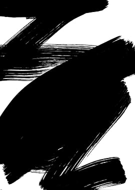 Black Bold Brush Strokes 3