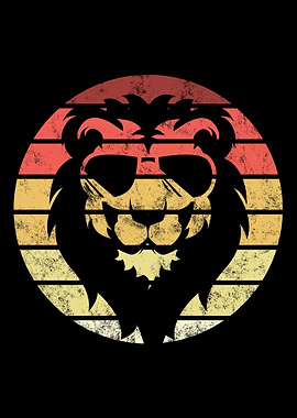 Lion Retro Vintage