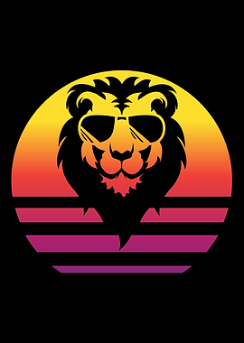 Lion Retro Vintage