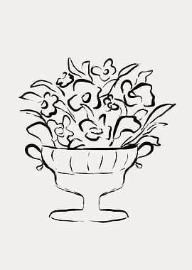 Abstract Flowers Bouquet