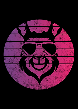 Llama Retro Vintage
