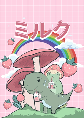 Cottagecore Kawaii Frog