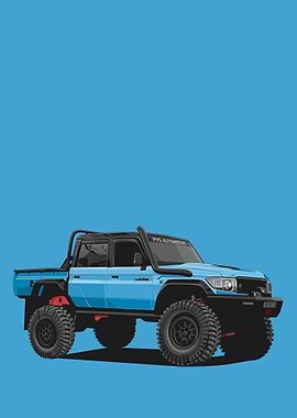 TOYOTA LANDCRUISER BLUE
