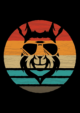 Llama Retro Vintage