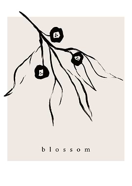 Abstract Cherry Blossom