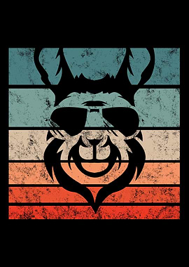 Llama Retro Vintage