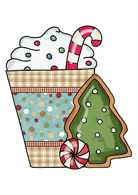 Coffee and Christmas Tree