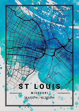 St Louis Antlia Watercolor