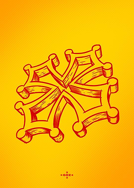 Croix occitane couleurs