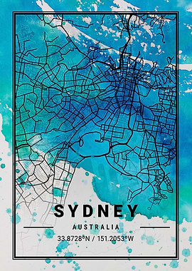 Sydney Antlia Watercolor M