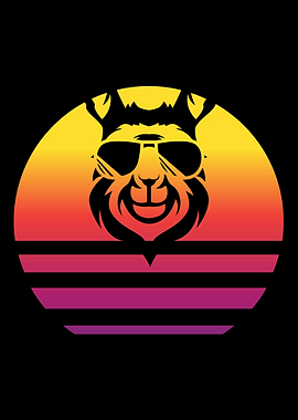 Llama Retro Vintage