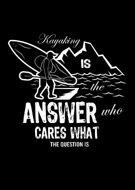 Kayak Funny Pun Kayaking