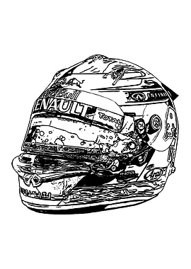Sebastian Vettel helmet