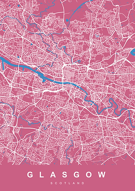 GLASGOW City Map Scotland