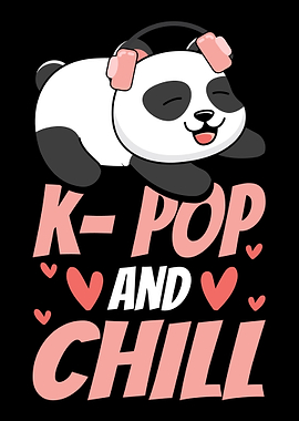 Kpop Chill Kawaii Panda