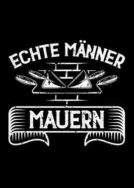 Bauarbeiter Mauern Maurer