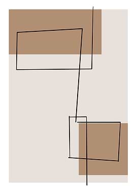 Abstract Rectangles Lines