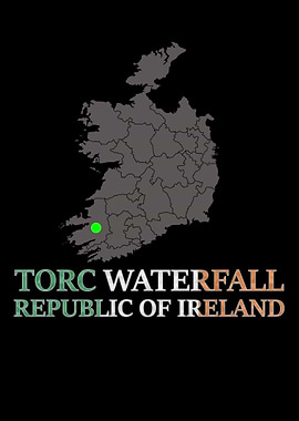 Irland Torc Waterfall