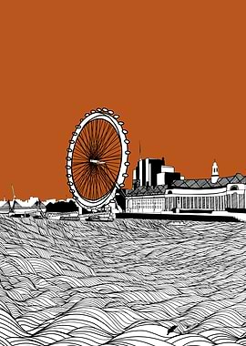 London Eye Illustrated