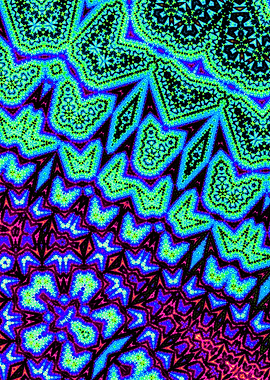 Trippy Jewel Tone Fractal