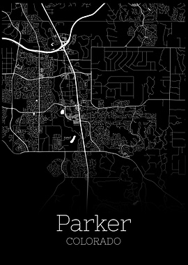 Parker Colorado map