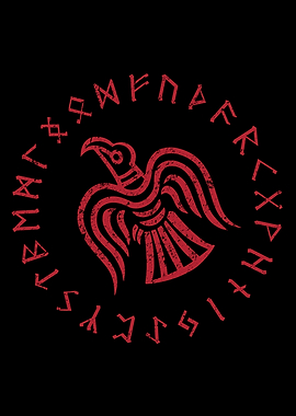 Odin Raven Viking Runes