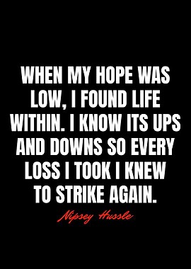 Nipsey Hussle Quotes