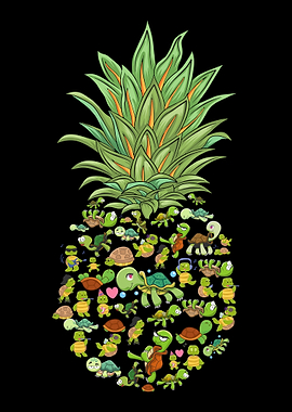 Hawaii Pineapple Turtles