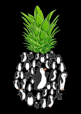 Hawaii Pineapple Penguins