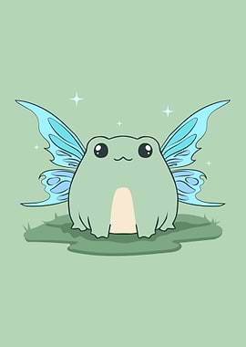 Cottagecore Fairy Frog