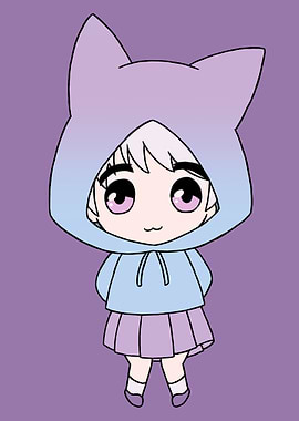 Femboy Chibi Anime boy