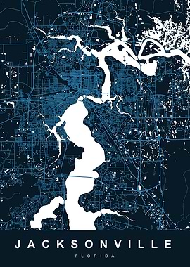 JACKSONVILLE Map FLORIDA