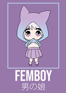 Femboy Chibi Anime boy