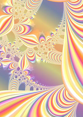 Vibrant Trippy Fractal
