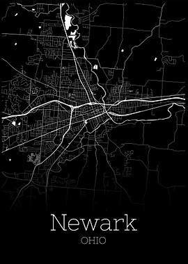 Newark Ohio map