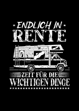 Geschenk Rente Camping