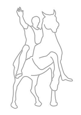 Equestrian Statue Italy