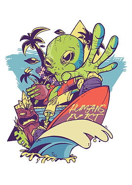 Martian goes hawaii space