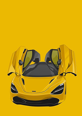 McLaren P1 yellow