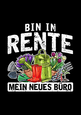 Geschenk Rente Garten