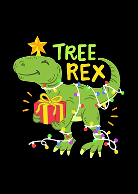 Christmas T Rex