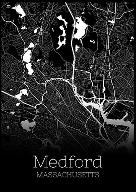 Medford Massachusetts map